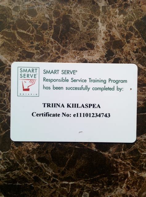 lost my smart serve card|So I just started a new job that requires smart serve and .